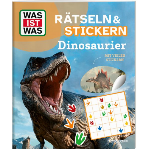 WAS IST WAS Rätseln und Stickern: Dinosaurier