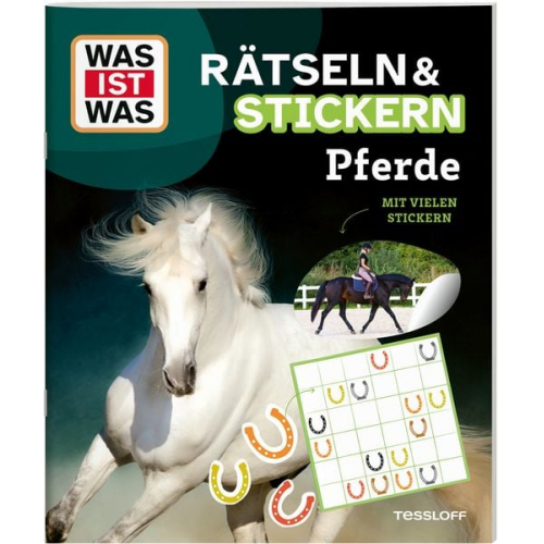 WAS IST WAS Rätseln und Stickern: Pferde