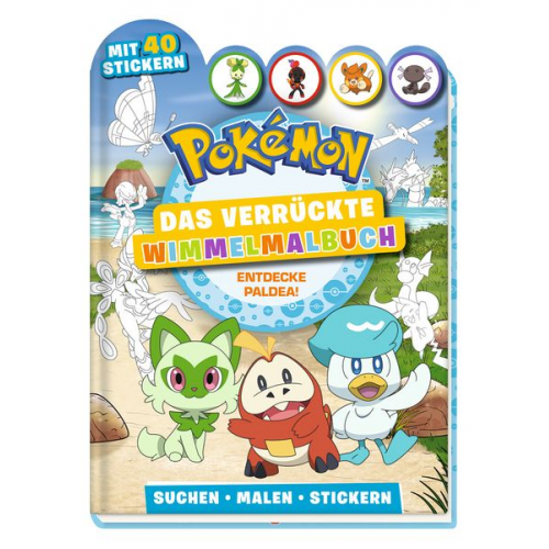 Pokémon: Das verrückte Wimmelmalbuch - Entdecke Paldea!