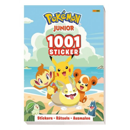 Pokémon Junior: 1001 Sticker - Stickern - Rätseln - Ausmalen