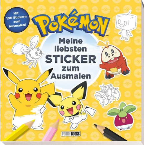 Pokémon: Meine liebsten Sticker zum Ausmalen