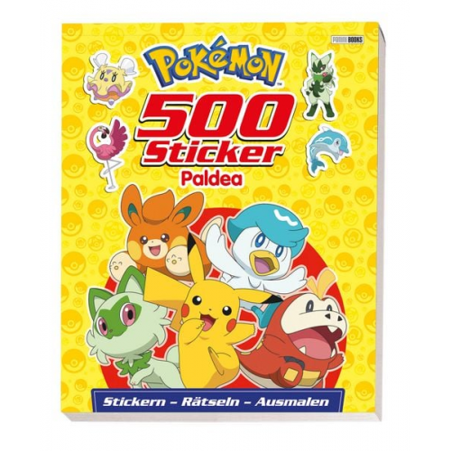 Pokémon: 500 Sticker Paldea - Stickern - Rätseln - Ausmalen