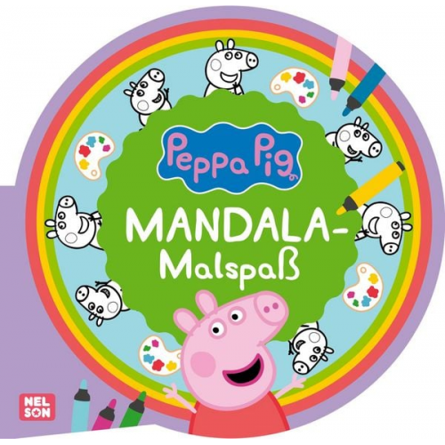 Peppa Wutz Ausmalbilder: MANDALA Malspaß