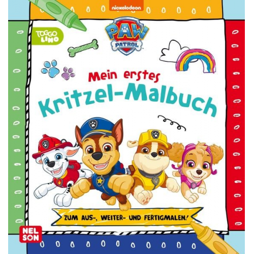 PAW Patrol Lernbuch: Mein erstes Kritzel-Malbuch