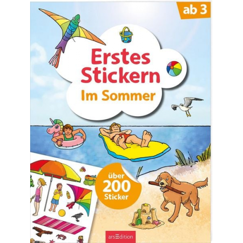 Erstes Stickern – Im Sommer