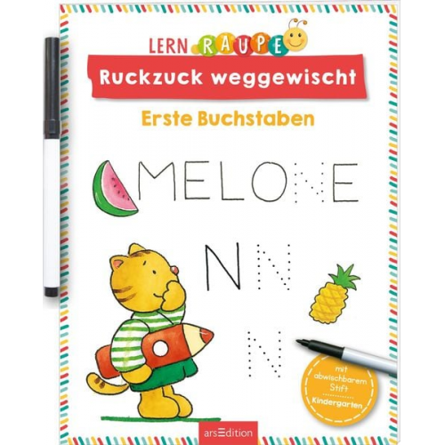 Lernraupe – Ruckzuck weggewischt! Erste Buchstaben