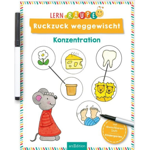 Lernraupe – Ruckzuck weggewischt! Konzentration