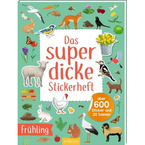 Das superdicke Stickerheft – Frühling