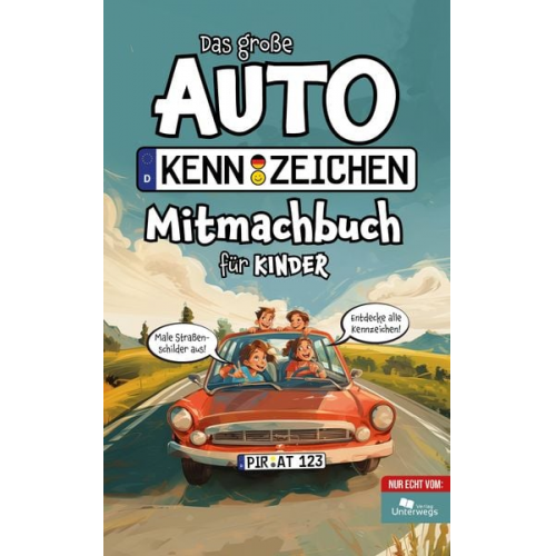 Domenico Colucci Nico Klemann - Das große Autokennzeichen Mitmachbuch für Kinder