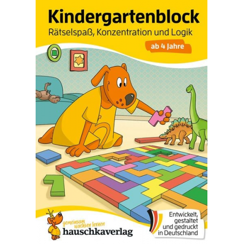 Ulrike Maier - Kindergartenblock ab 4 Jahre – Rätsel-Spaß, Konzentration und Logik