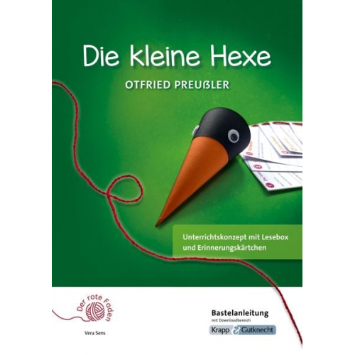 Vera Sens - Der rote Faden: Die kleine Hexe - Otfried Preußler - Bastelanleitung