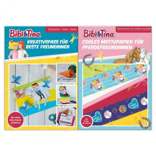 Bibi & Tina Schnippel-Set Kreativspaß Schnippeln Falten Kleben