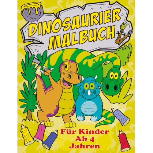 Maria Olivia Schmidt - Dinosaurier Malbuch Für Kinder Ab 4 Jahren