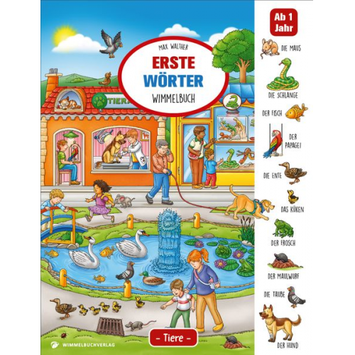 11935 - Erste Wörter Wimmelbuch Tiere