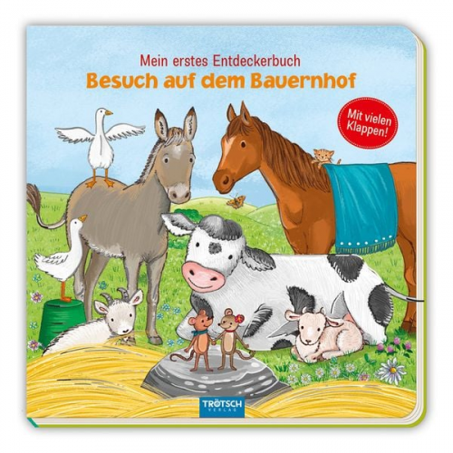 Trötsch Pappenbuch mit Klappen Mein erstes Entdeckerbuch Besuch im auf dem Bauernhof