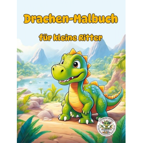 Nanja Holland - Drachen-Malbuch für kleine Ritter