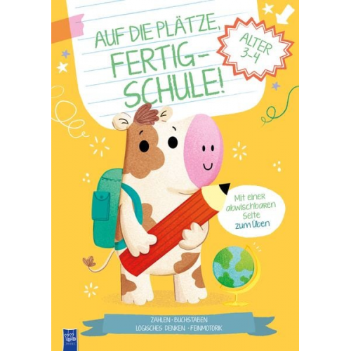 Auf die Plätze, fertig - Schule! 3-4 Jahre (Cover Kuh)