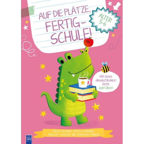 Auf die Plätze, fertig - Schule! 5-6 Jahre (Cover Krokodil)