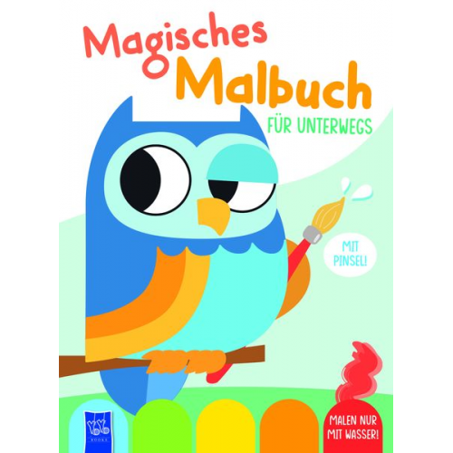 Magisches Malbuch für unterwegs - Cover Eule