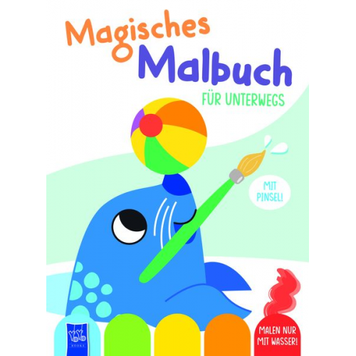 Magisches Malbuch für unterwegs - Cover Seelöwe