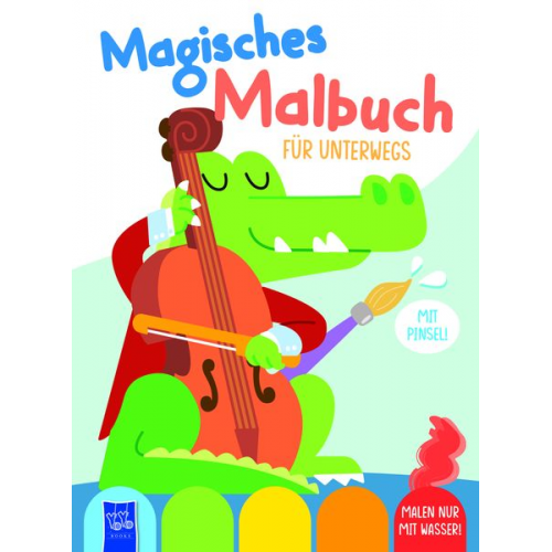 Magisches Malbuch für unterwegs - Cover Krokodil