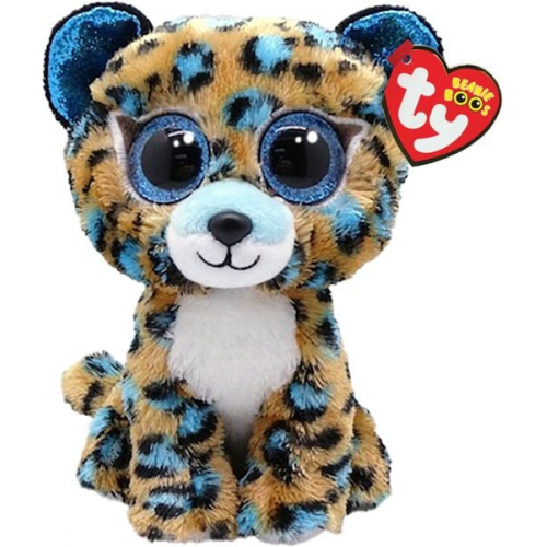 Ty - Beanie Boos - Cobalt Leopard, 15 cm