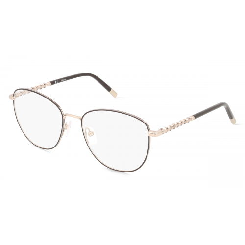 Escada ESCVESC61 Damen-Brille inkl. Gläser Vollrand Panto Metall-Gestell 54mm/17mm/140mm, Gold