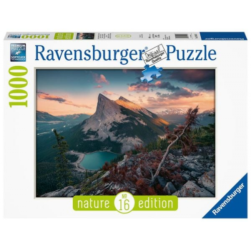 Puzzle Ravensburger Abends in den Rocky Mountains Nature Edition 1000 Teile