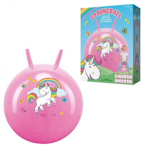 45-50 Cm Sprungball Einhorn, im Display