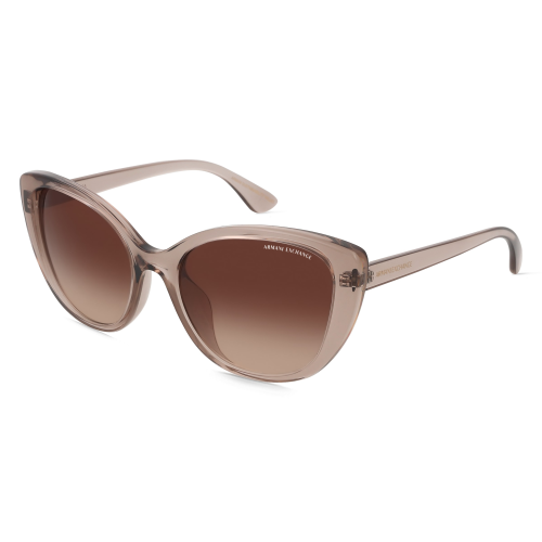 Armani Exchange 0AX4111SU Damen-Sonnenbrille Vollrand Cateye Acetat-Gestell, Grau