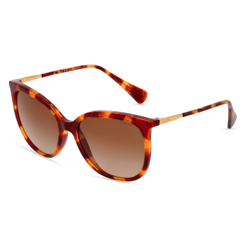 Ralph RA5248 Damen-Sonnenbrille Vollrand Butterfly Kunststoff-Gestell, Havanna