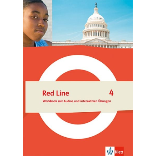 Red Line 4. Workbook mit Audios und interaktiven Übungen Klasse 8