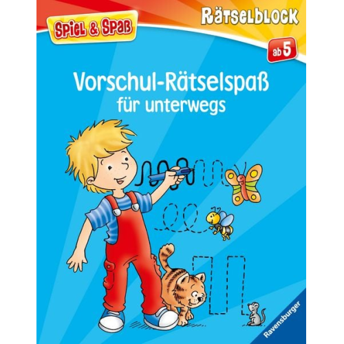 Vorschul-Rätselspaß für unterwegs - Rätselbuch ab 5 Jahre, Reisespiele für Kinder (Spiel & Spaß - Rätselblock)