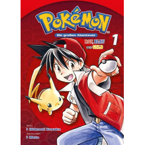 Hidenori Kusaka Mato - Pokémon - Die großen Abenteuer: Rot, Blau und Gelb 01