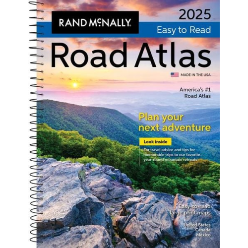 Rand McNally and Company - 2025 Easy to Read Midsize Road Atlas