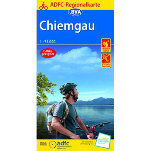 ADFC-Regionalkarte Chiemgau 1:75.000