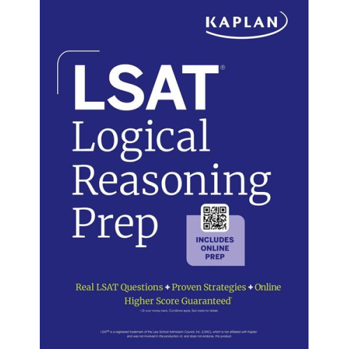 Kaplan Test Prep - LSAT Logical Reasoning Prep: Complete Strategies and Tactics for Success on the LSAT Logical Reasoning Sections (2025)