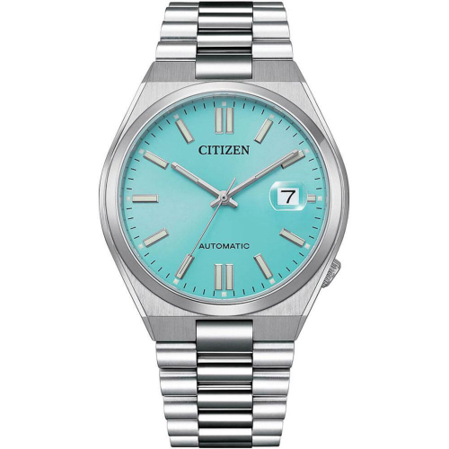 Citizen NJ0151-88M Herrenuhr Automatik Stahl/Hellblau