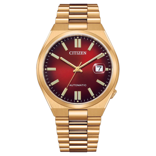 Citizen NJ0153-82X Herrenuhr Automatik Roségoldfarben/Rot