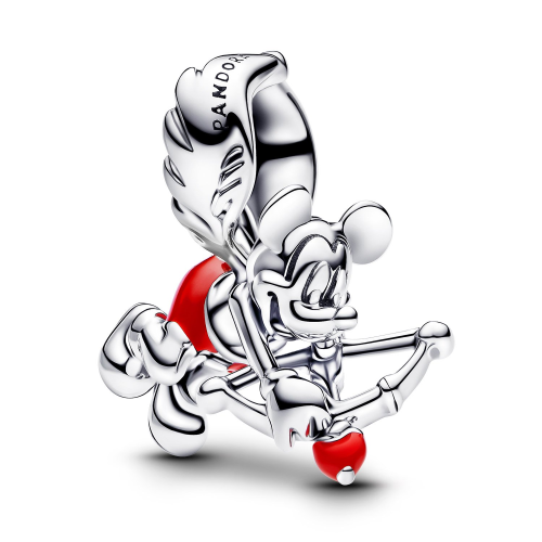 Pandora 793616C01 Silber Charm Disney Micky Maus Amor