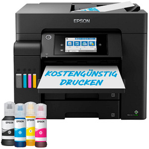 EPSON EcoTank ET-5805 4 in 1 Tintenstrahl-Multifunktionsdrucker schwarz