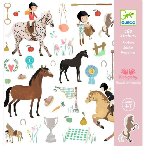 Djeco - Sticker: Horses