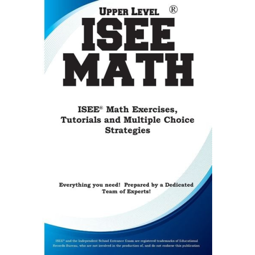 Complete Test Preparation Inc. - ISEE Upper Level Math