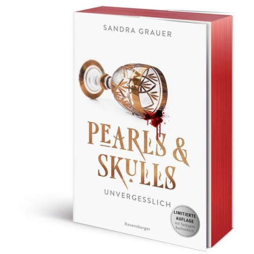 Sandra Grauer - Pearls & Skulls, Band 2: Unvergesslich. Knisternde Enemies to Lovers Romantasy mit Vampiren - limitierte Auflage mit Farbschnitt!