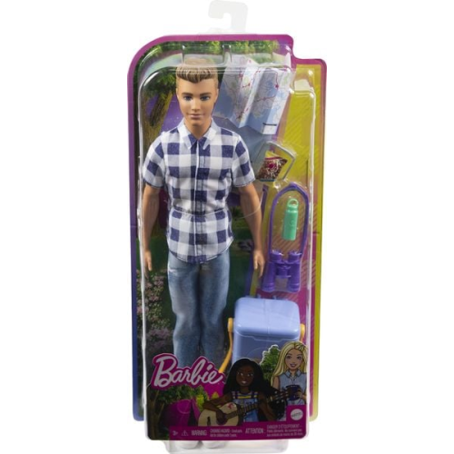 Barbie - Barbie Abenteuer zu zweit Ken Camping-Puppe und Zubehör