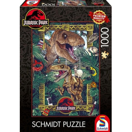 Schmidt 58579 - Jurassic Park, Die Ära der Dinosaurier, Puzzle, 1000 Teile