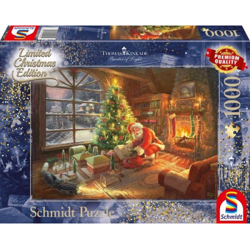 Schmidt Spiele - Der Weihnachtsmann ist da!, Limited Christmas Edition, 1000 Teile