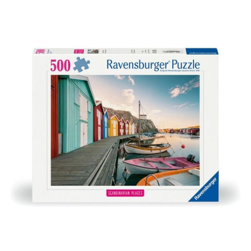 Ravensburger 12000847 - Bootshäuser in Smögen, Schweden