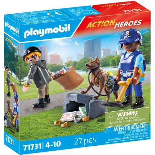 PLAYMOBIL 71731 Spurensuche mit Hund