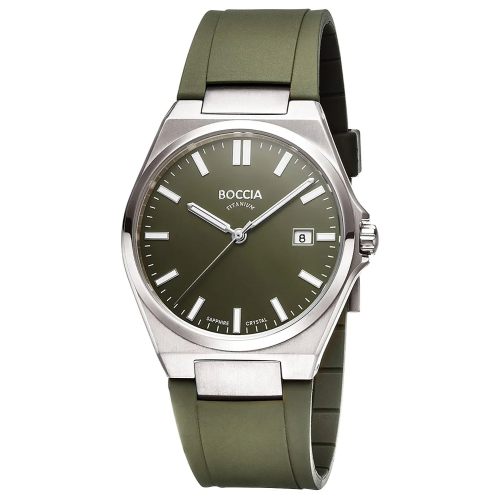 Boccia 3667-02 Herren-Armbanduhr Titan Grün